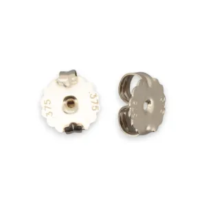 🔗 Butterfly Earring Backs (Scalloped) | Pair 💍💍