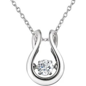 14k White Gold 1/6 CTW Diamond Mystara® 18" Necklace