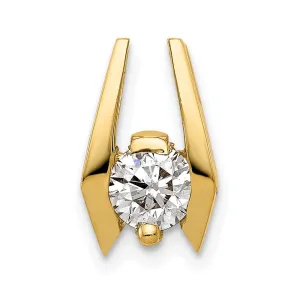 14k Yellow Gold 5.25mm VS Diamond Slide