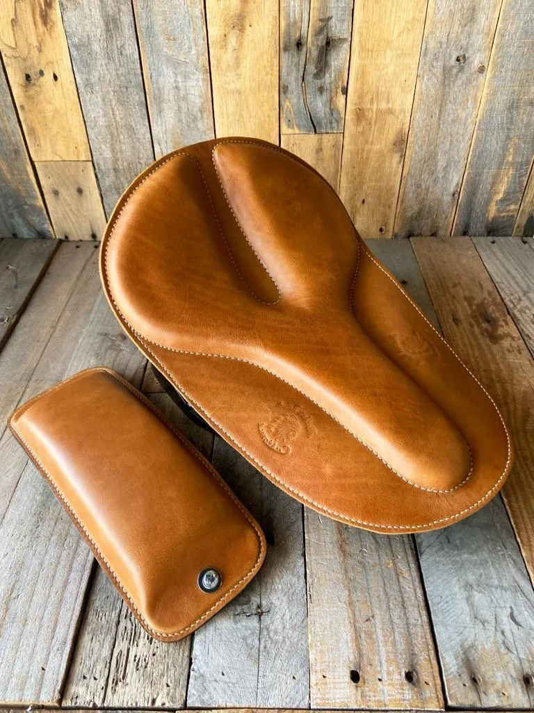 2015-2024 Indian Scout Tan Board Track Spring Seat Mounting Kit Passenger Pad