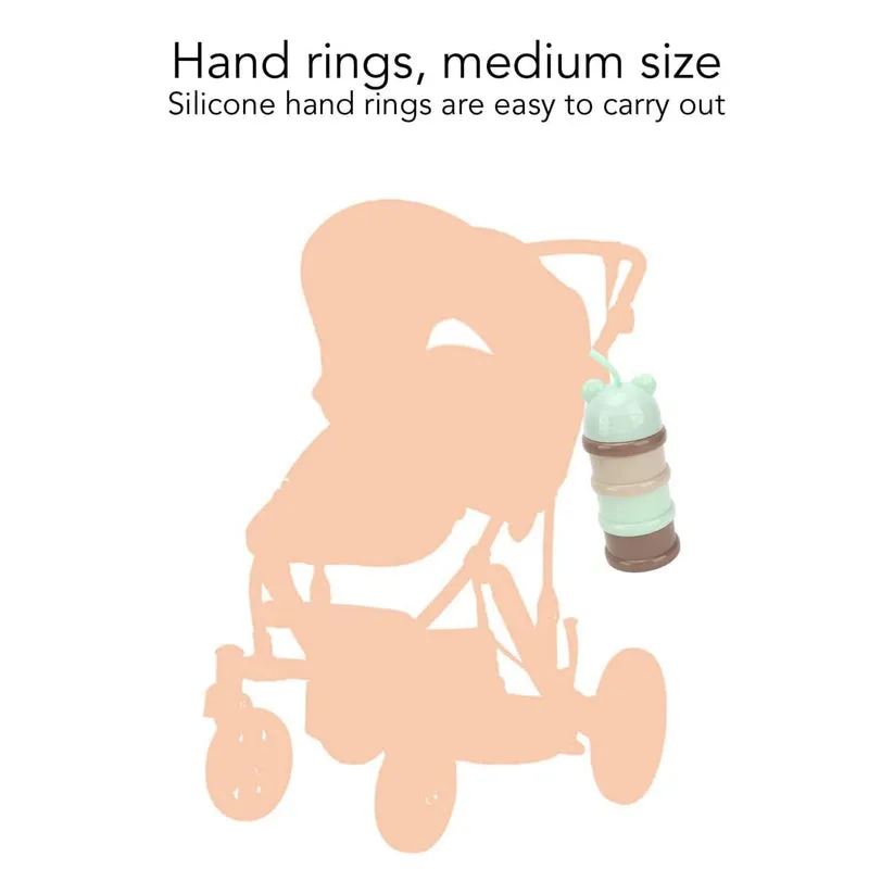 [5-Pack] Maya & Friends Portable Baby Food & Formula Container - 2 Color