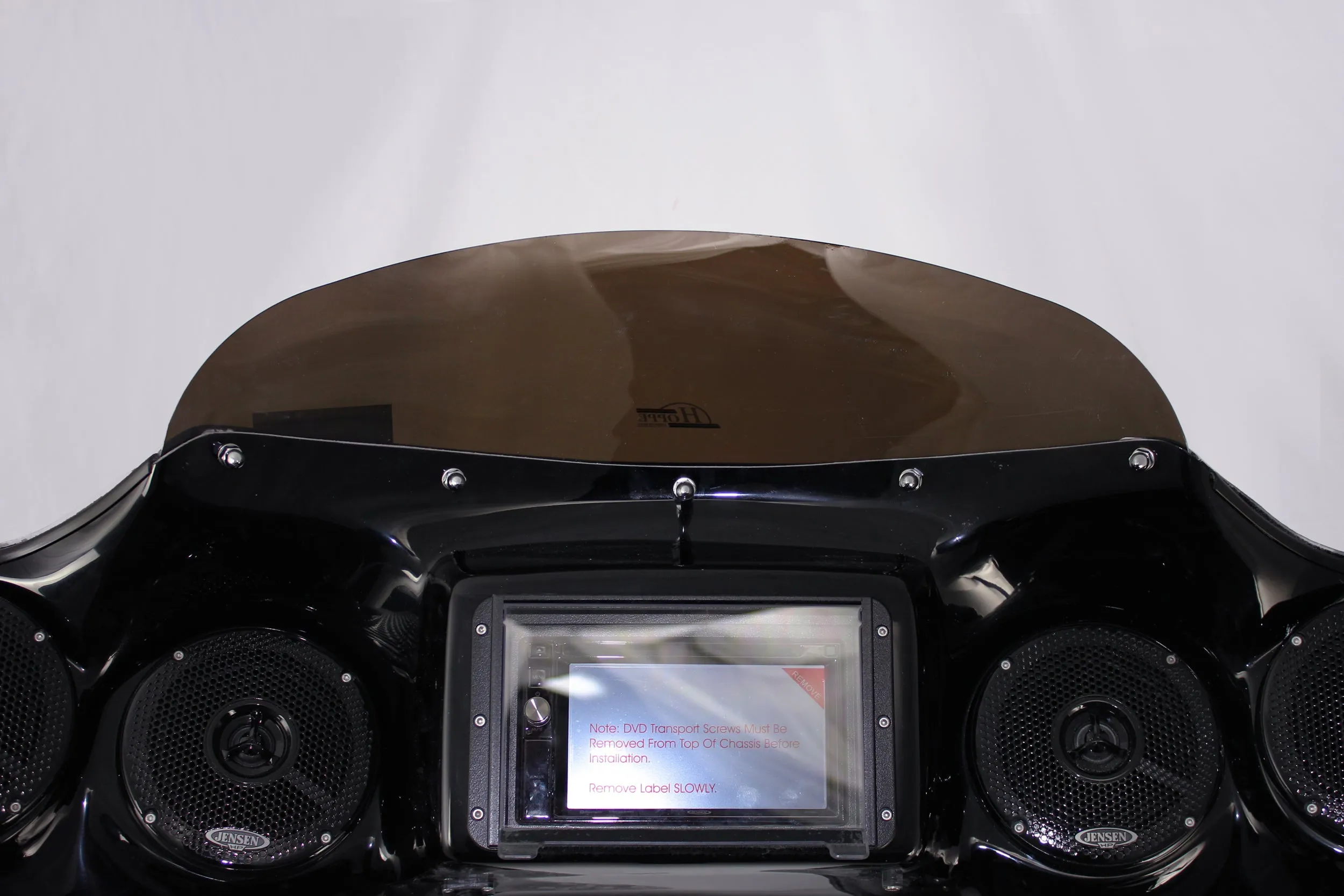 5" Windshield with Flip - Dark Tint