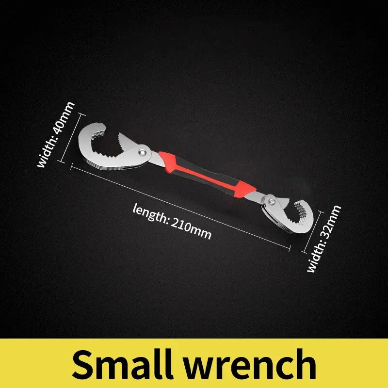 Adjustable Open End Double Wrench Multifunctional High Carbon Steel Wrench Tool