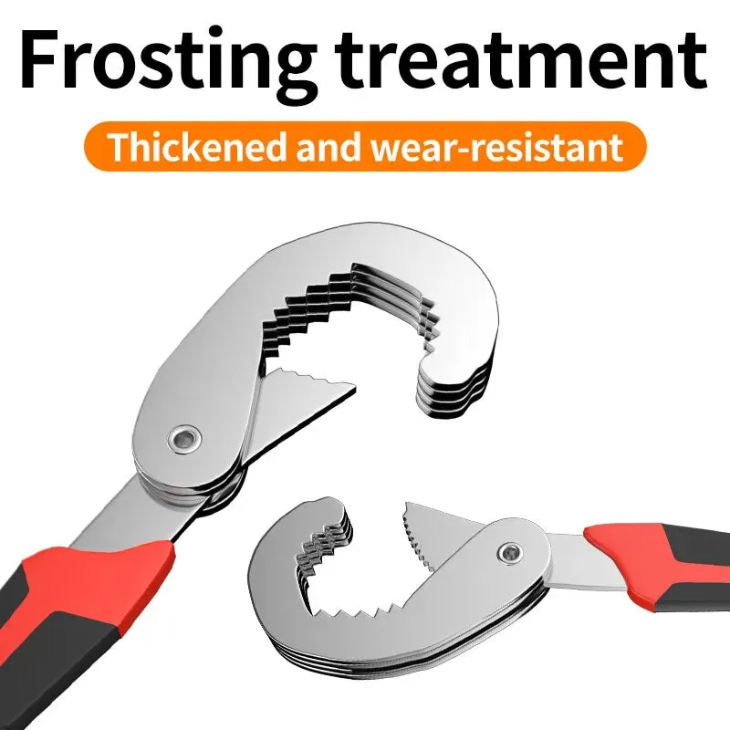 Adjustable Open End Double Wrench Multifunctional High Carbon Steel Wrench Tool