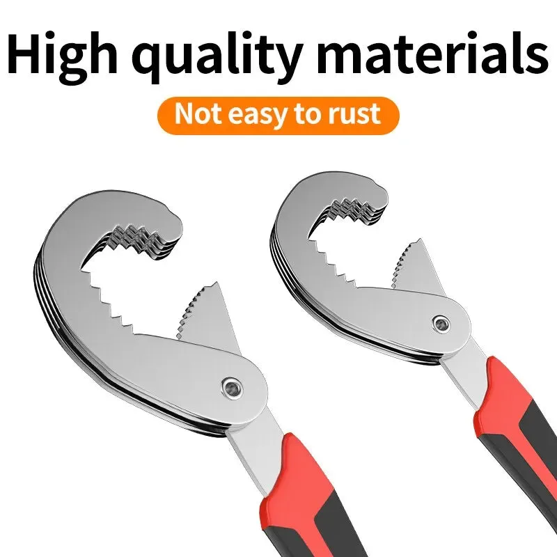 Adjustable Open End Double Wrench Multifunctional High Carbon Steel Wrench Tool
