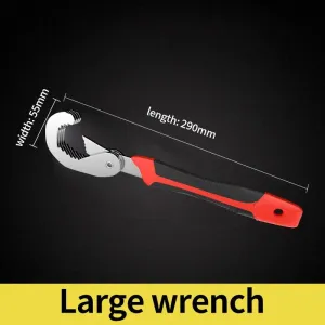 Adjustable Open End Double Wrench Multifunctional High Carbon Steel Wrench Tool