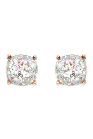 AE0336 - GLITTER EPOXY STUD EARRINGS