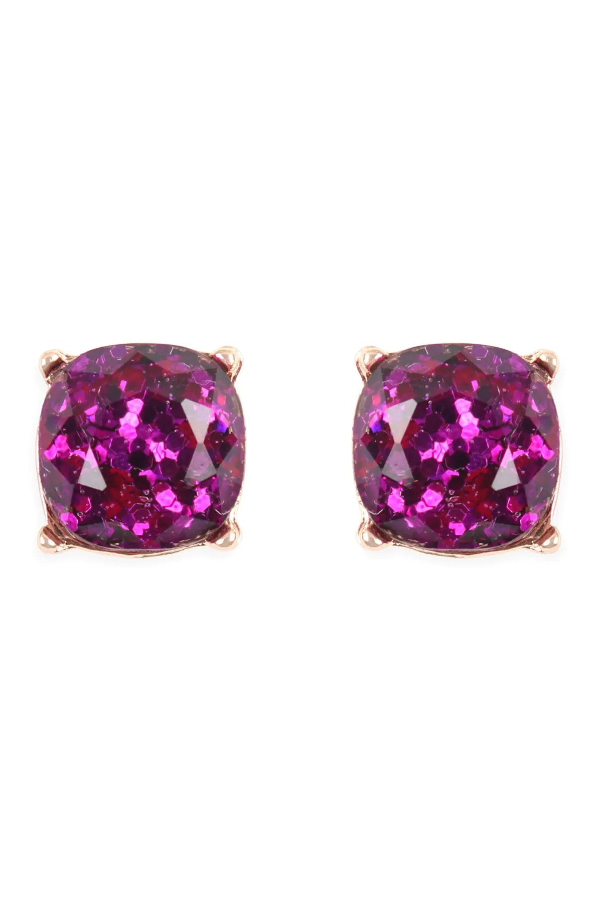 AE0336 - GLITTER EPOXY STUD EARRINGS