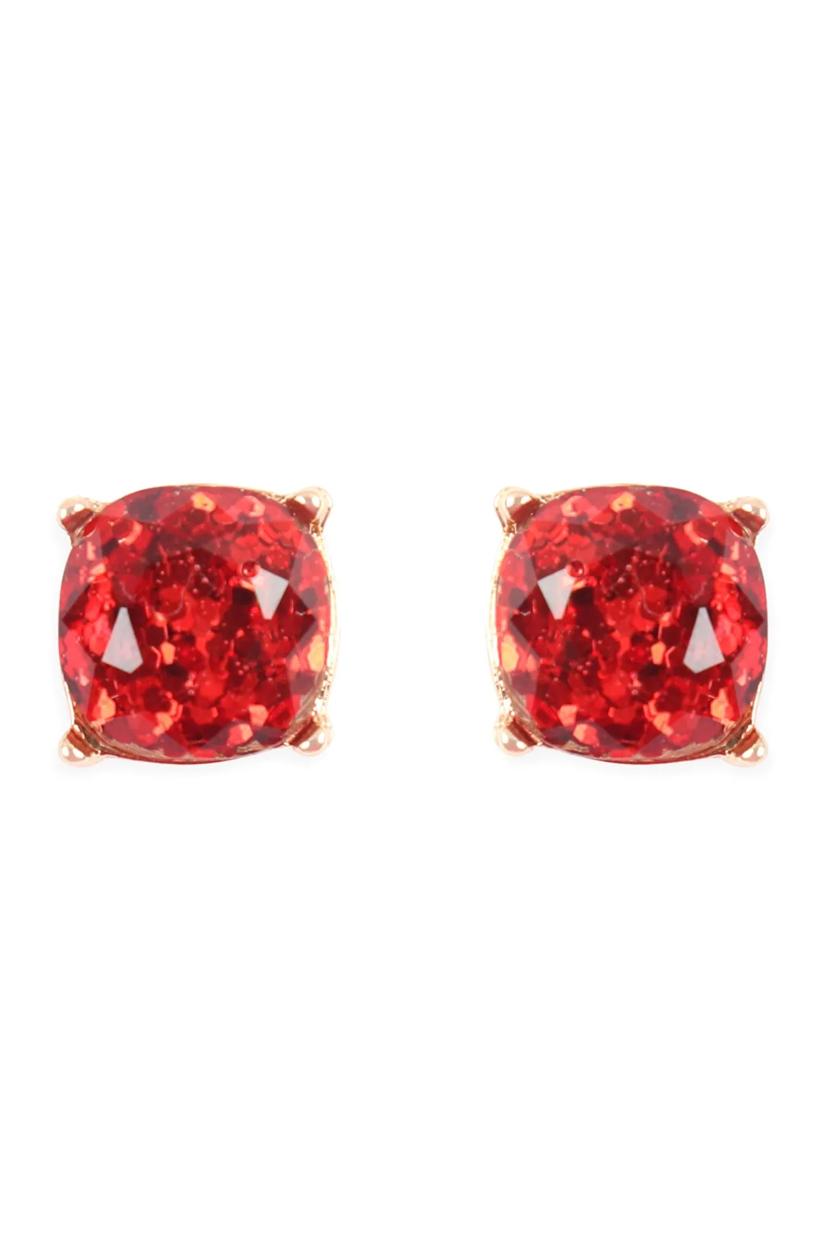 AE0336 - GLITTER EPOXY STUD EARRINGS