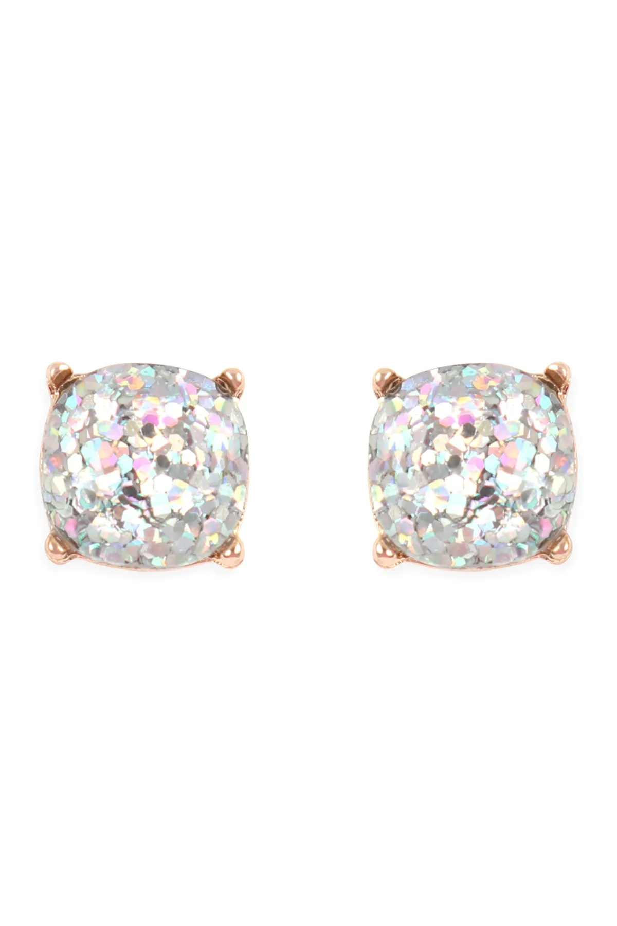 AE0336 - GLITTER EPOXY STUD EARRINGS