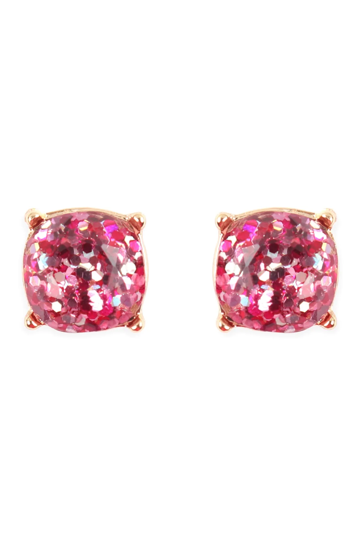 AE0336 - GLITTER EPOXY STUD EARRINGS