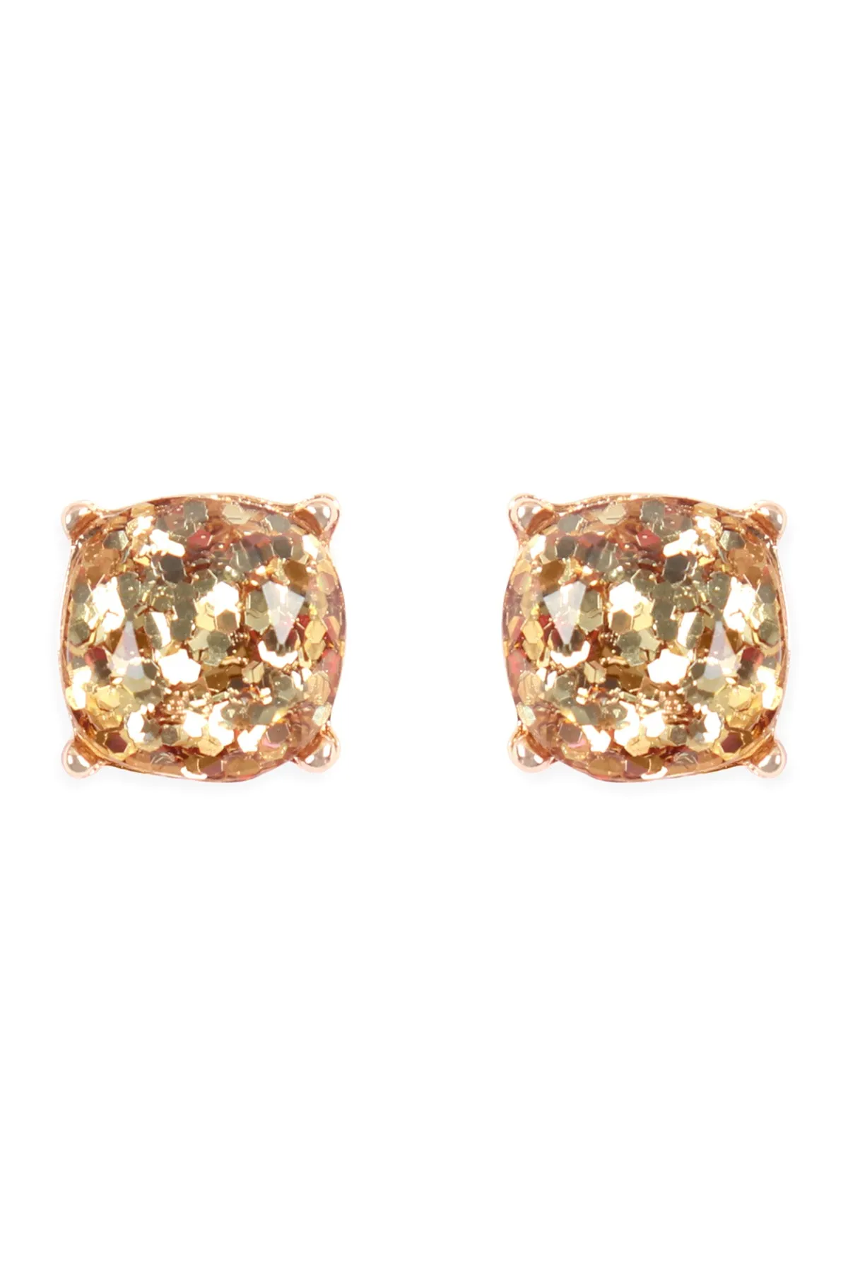 AE0336 - GLITTER EPOXY STUD EARRINGS