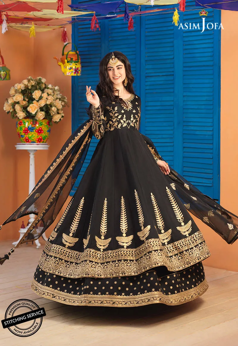 AJFC-65 | Asim Jofa Basant Collection 2022 | Unstitched Embroidered Organza Suit