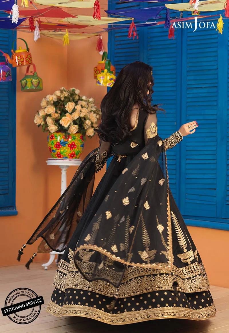 AJFC-65 | Asim Jofa Basant Collection 2022 | Unstitched Embroidered Organza Suit
