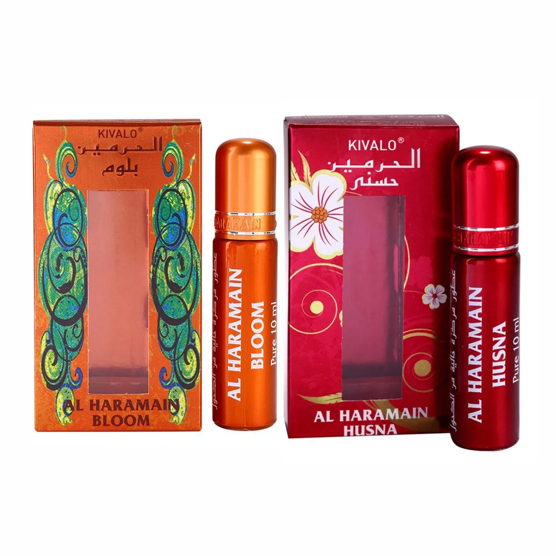 Al Haramain Bloom & Husna Roll On Attar Pack of 2 x 10ml