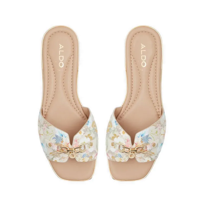 Alamassi Flat Sandals - Beige Overflow