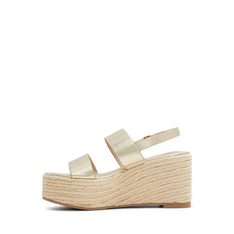 Aldo Keoni Women's Wedge Sandals - Champagne