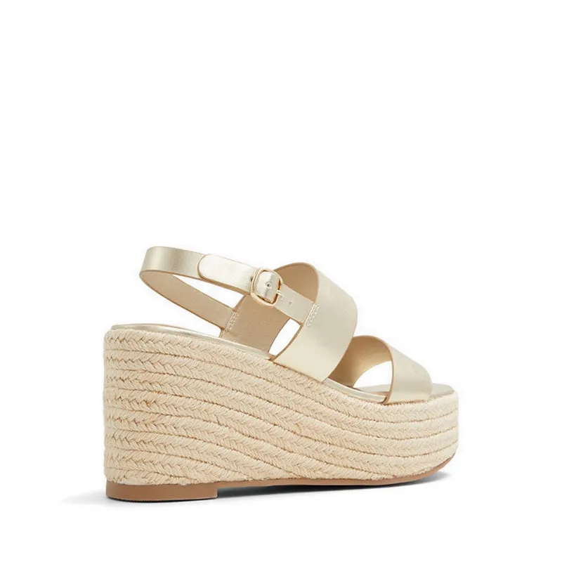 Aldo Keoni Women's Wedge Sandals - Champagne