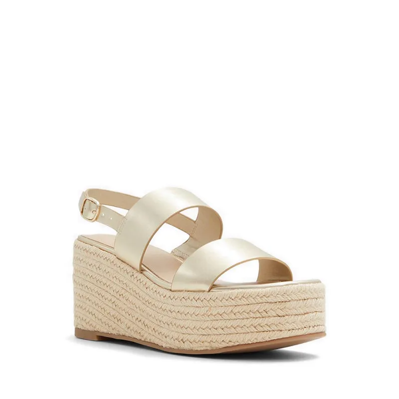 Aldo Keoni Women's Wedge Sandals - Champagne