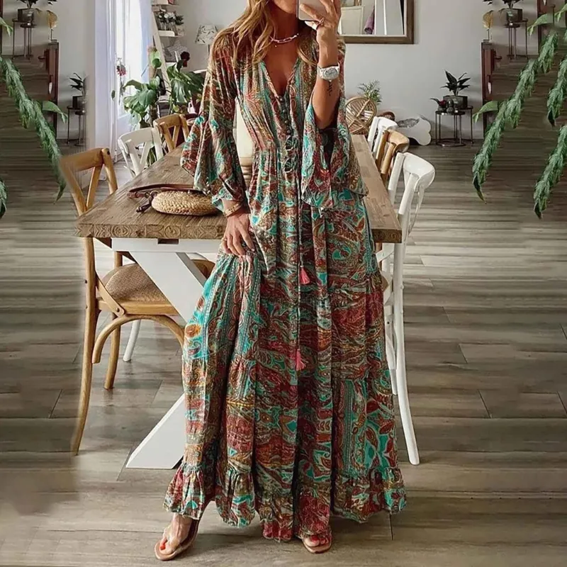 Alma Colorful Summer Dresses – Light Dress with Pattern for Women