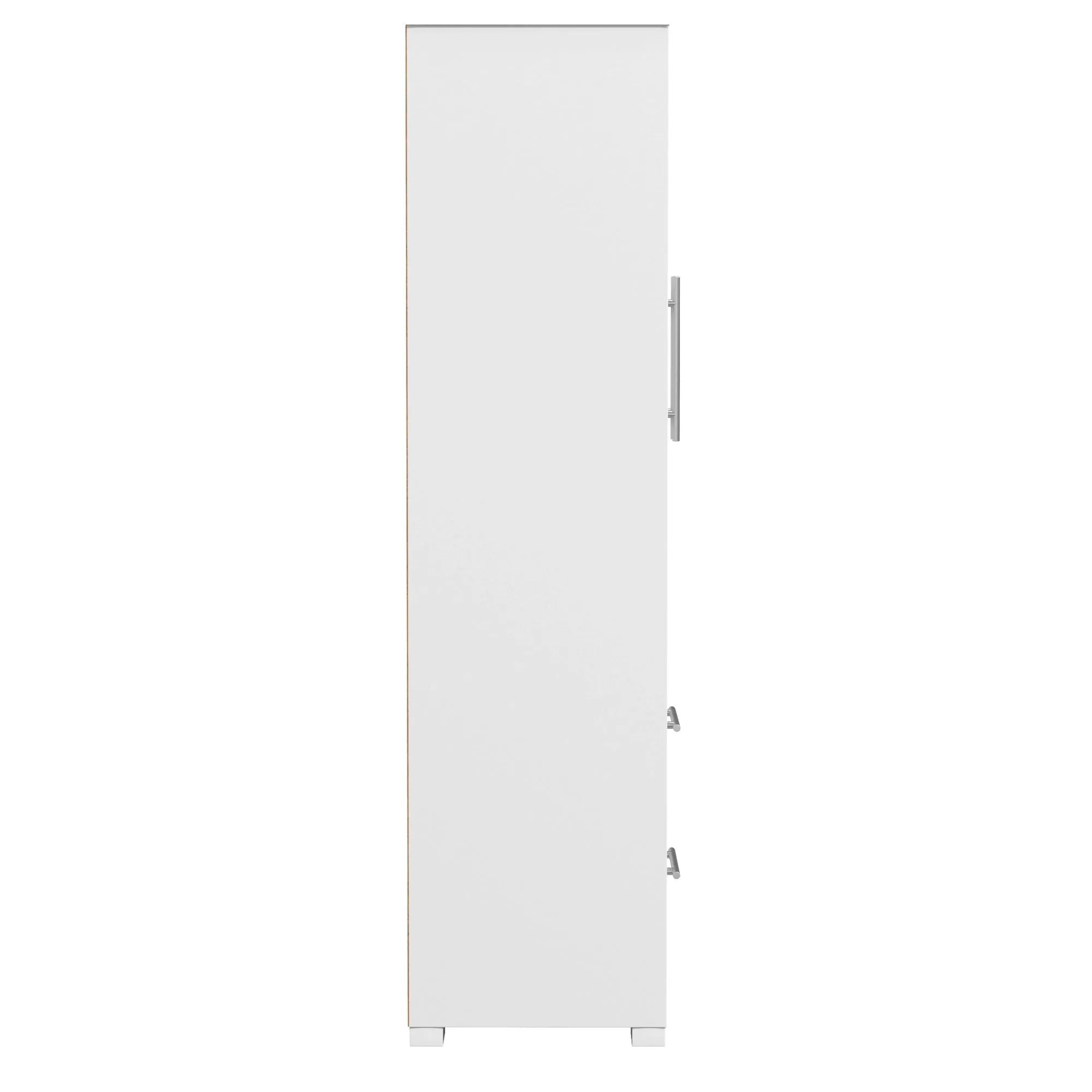 Barton armoire storage organizer,wood barn & white