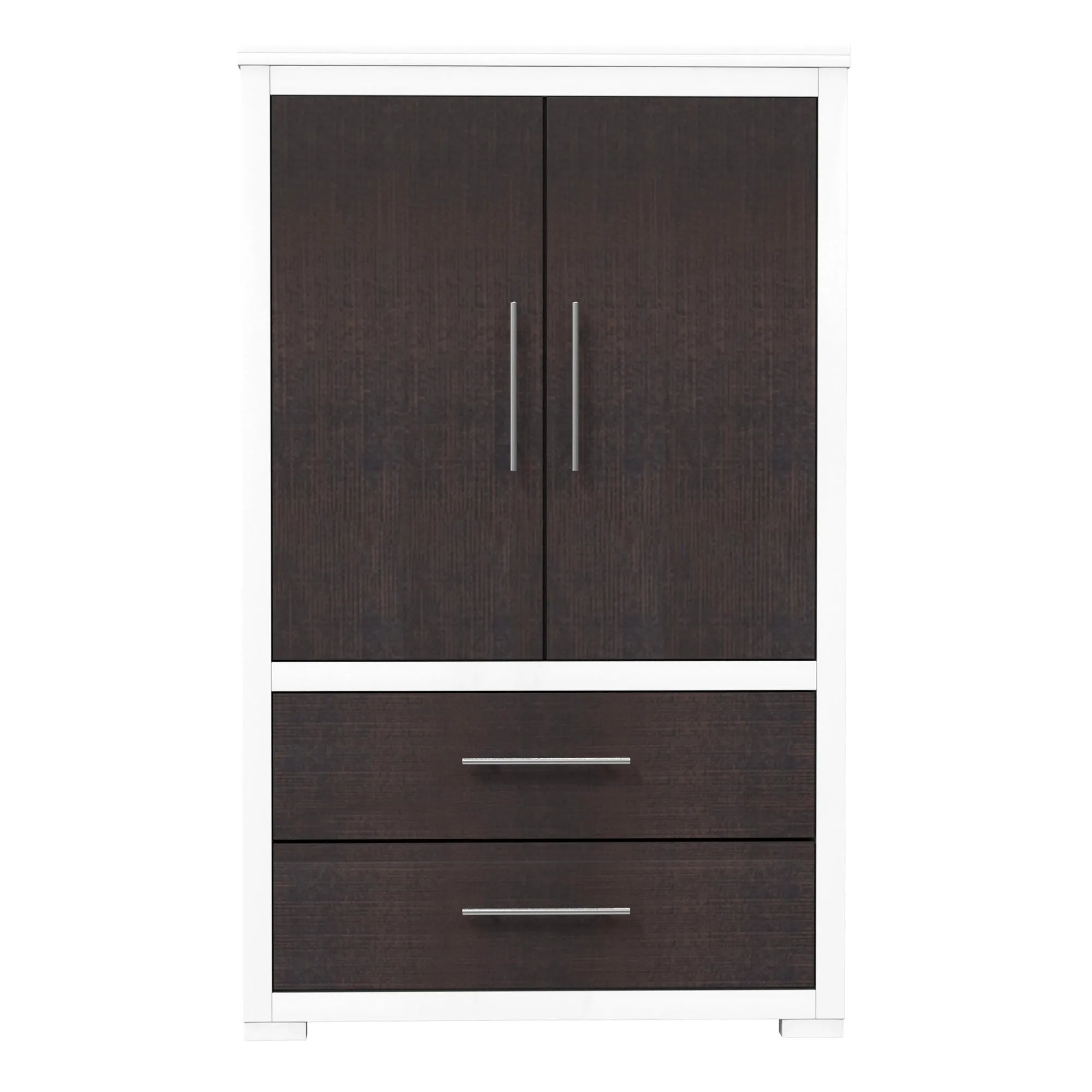 Barton armoire storage organizer,wood barn & white