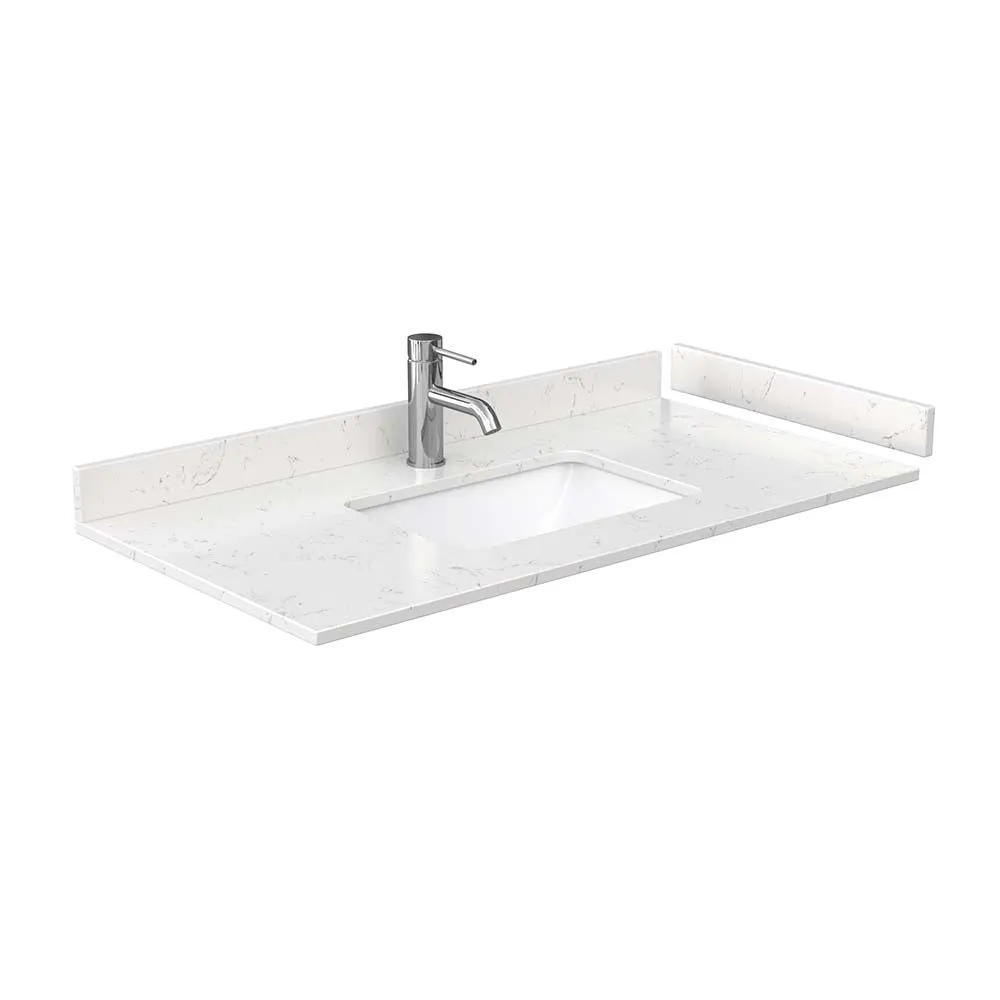 Beckett 42 Inch Single Bathroom Vanity in White