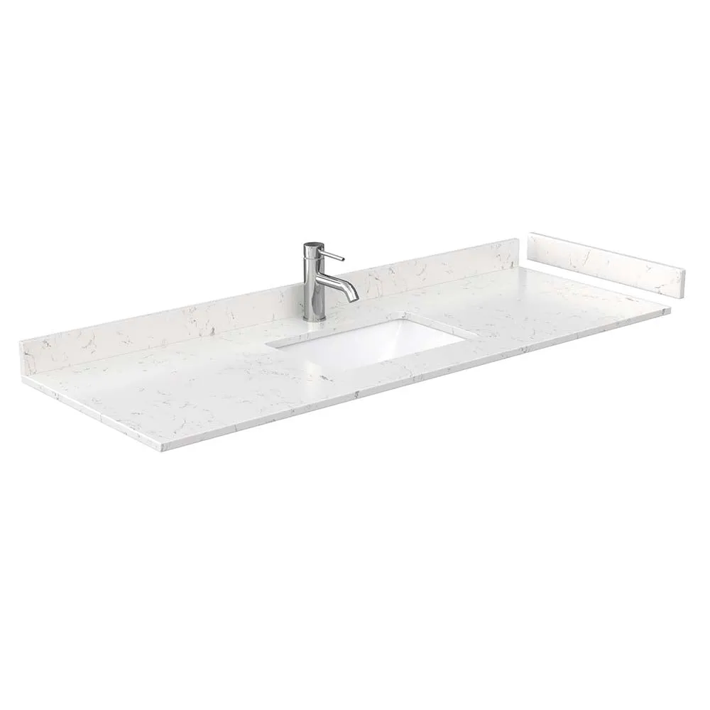 Beckett 60 Inch Single Bathroom Vanity in Dark Gray
