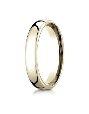 Benchmark 18K Yellow Gold 4.5mm European Comfort-Fit Wedding Band Ring (Sizes 4 - 14 )