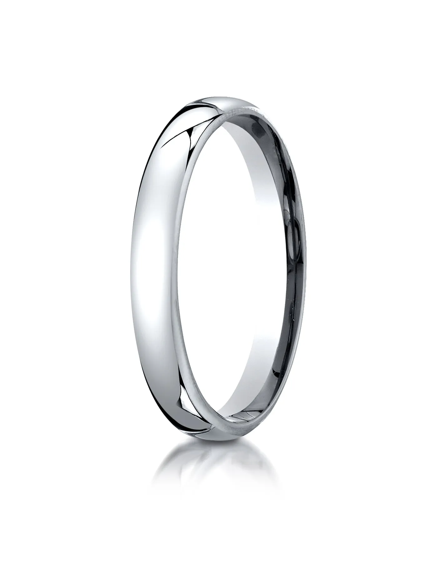 Benchmark Palladium 3.5mm European Comfort-Fit Wedding Band Ring (Sizes 4 - 14 )