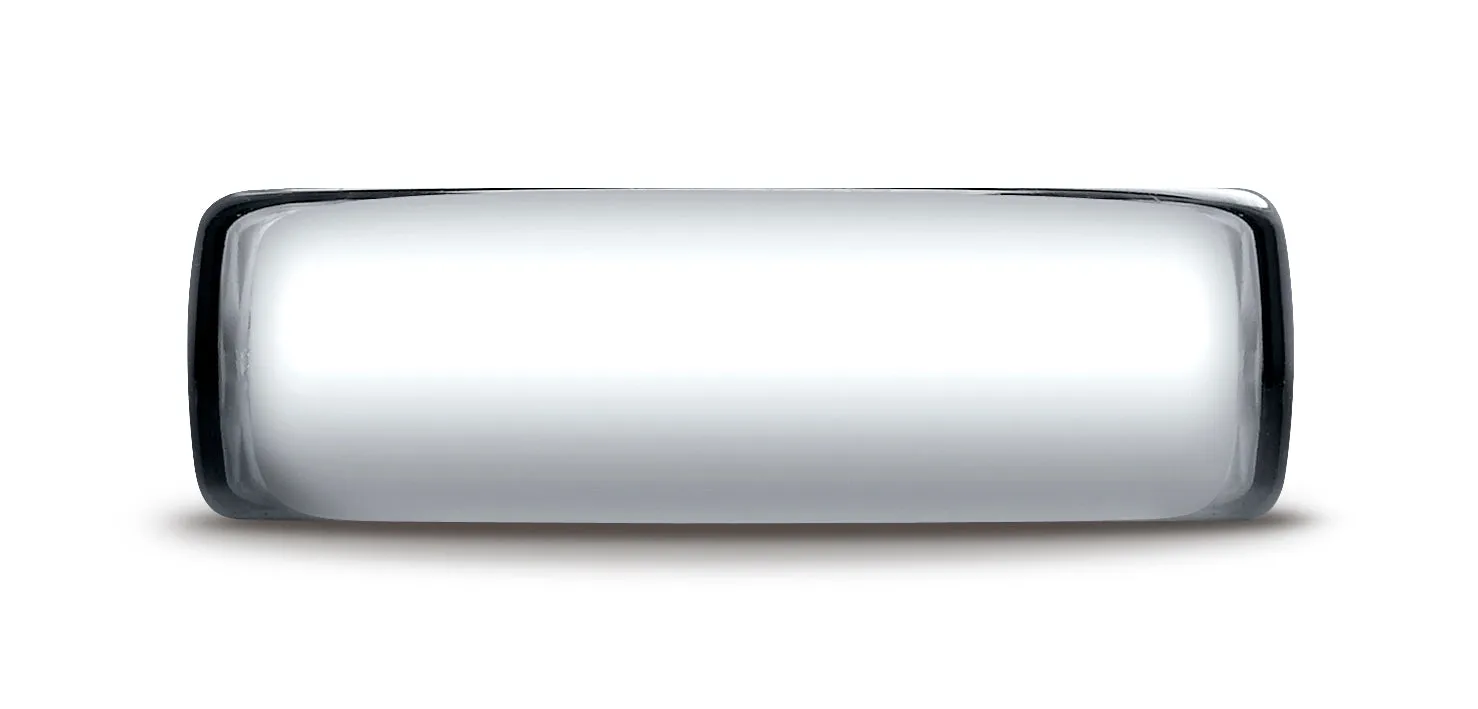 Benchmark Platinum 7.5mm European Comfort-Fit Wedding Band Ring (Sizes 4 - 14 )