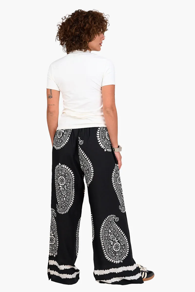 Black Bohemian Comfy Pants