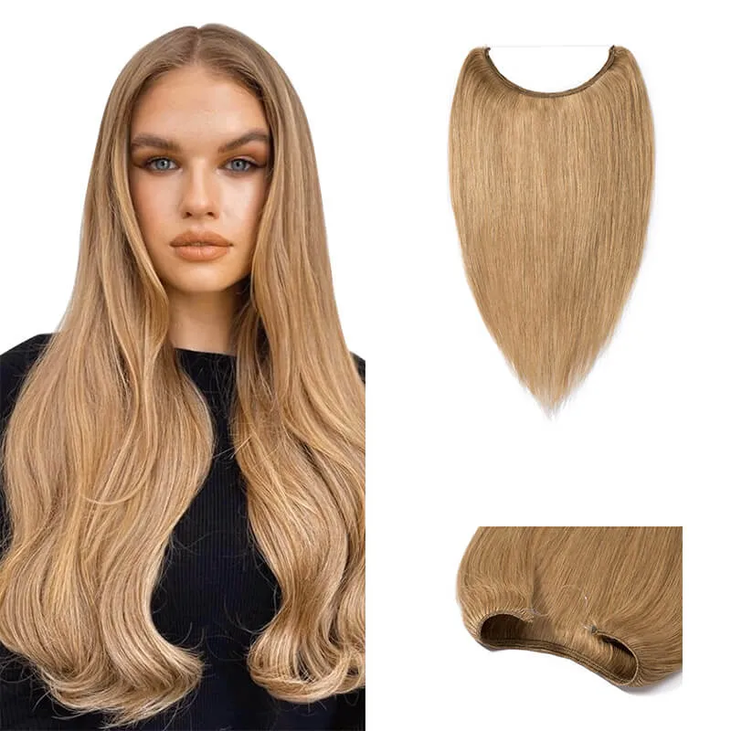 Blonde Halo Human Hair Extension Light Volume