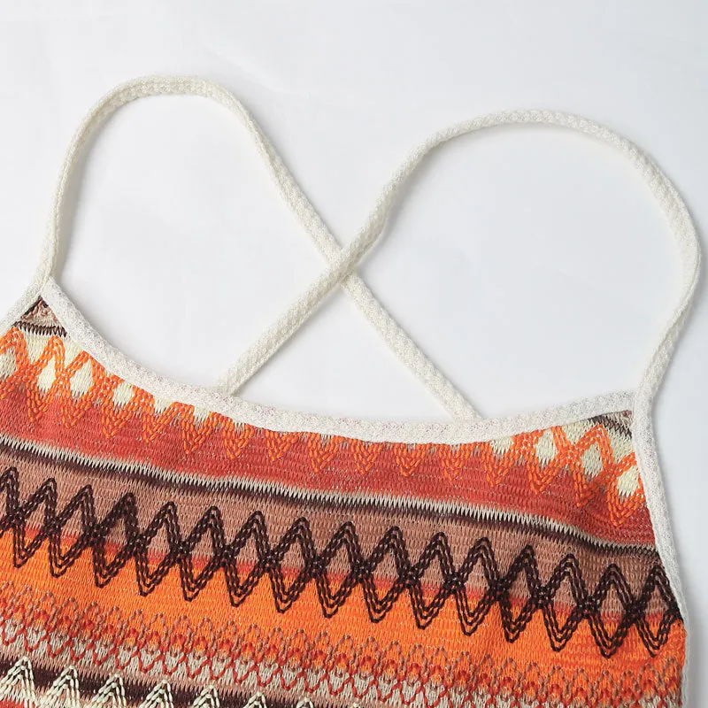 Boho Ruched Mini Dress | Sleeveless Bodycon Drawstring