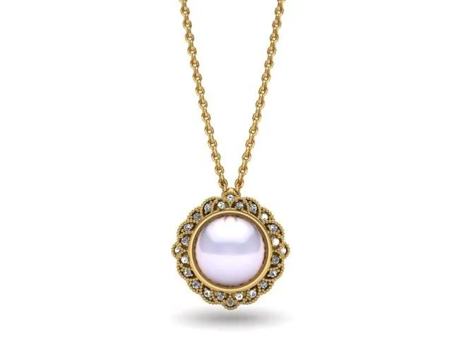 Bostonian Lace pendant