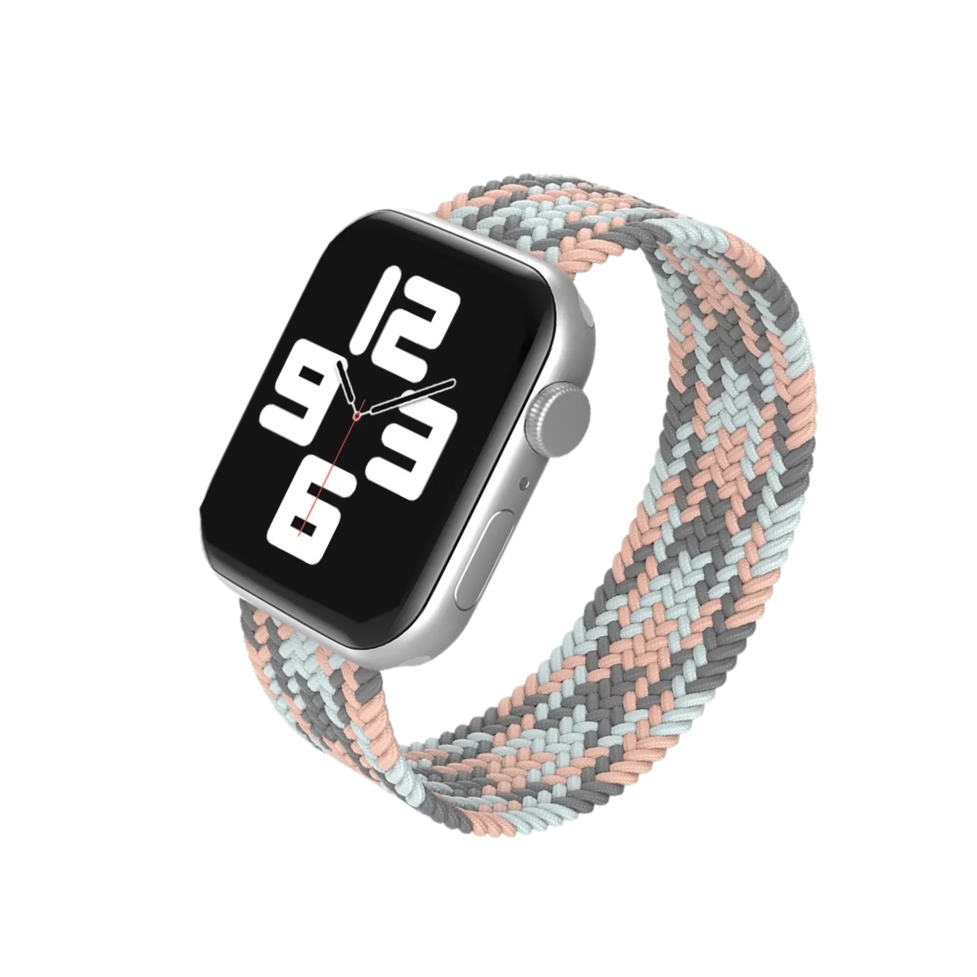 Braided Nylon Solo Loop Apple Watch Band - Patterned