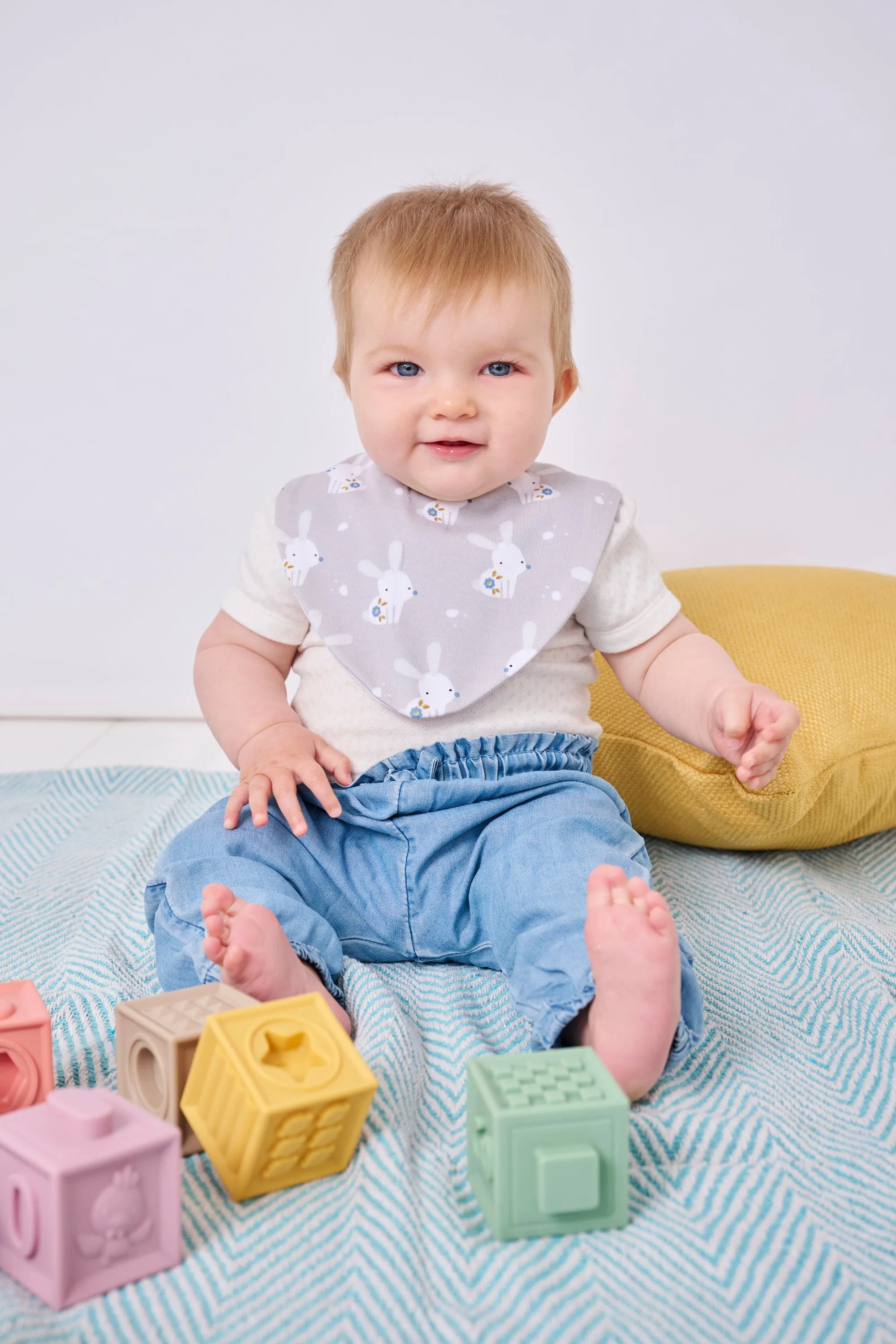 Bunny Rabbit Waterproof Dribble Bib