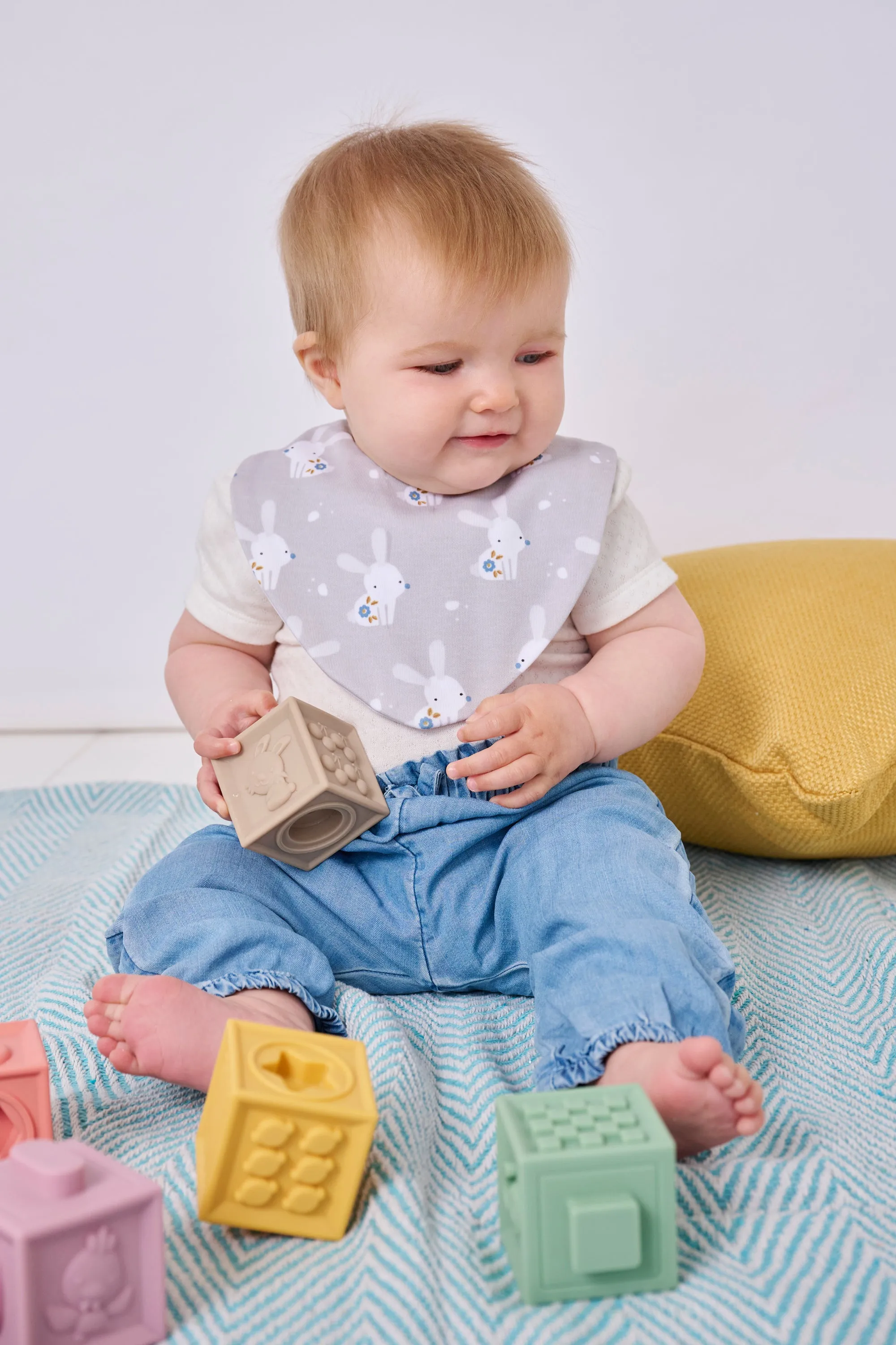 Bunny Rabbit Waterproof Dribble Bib
