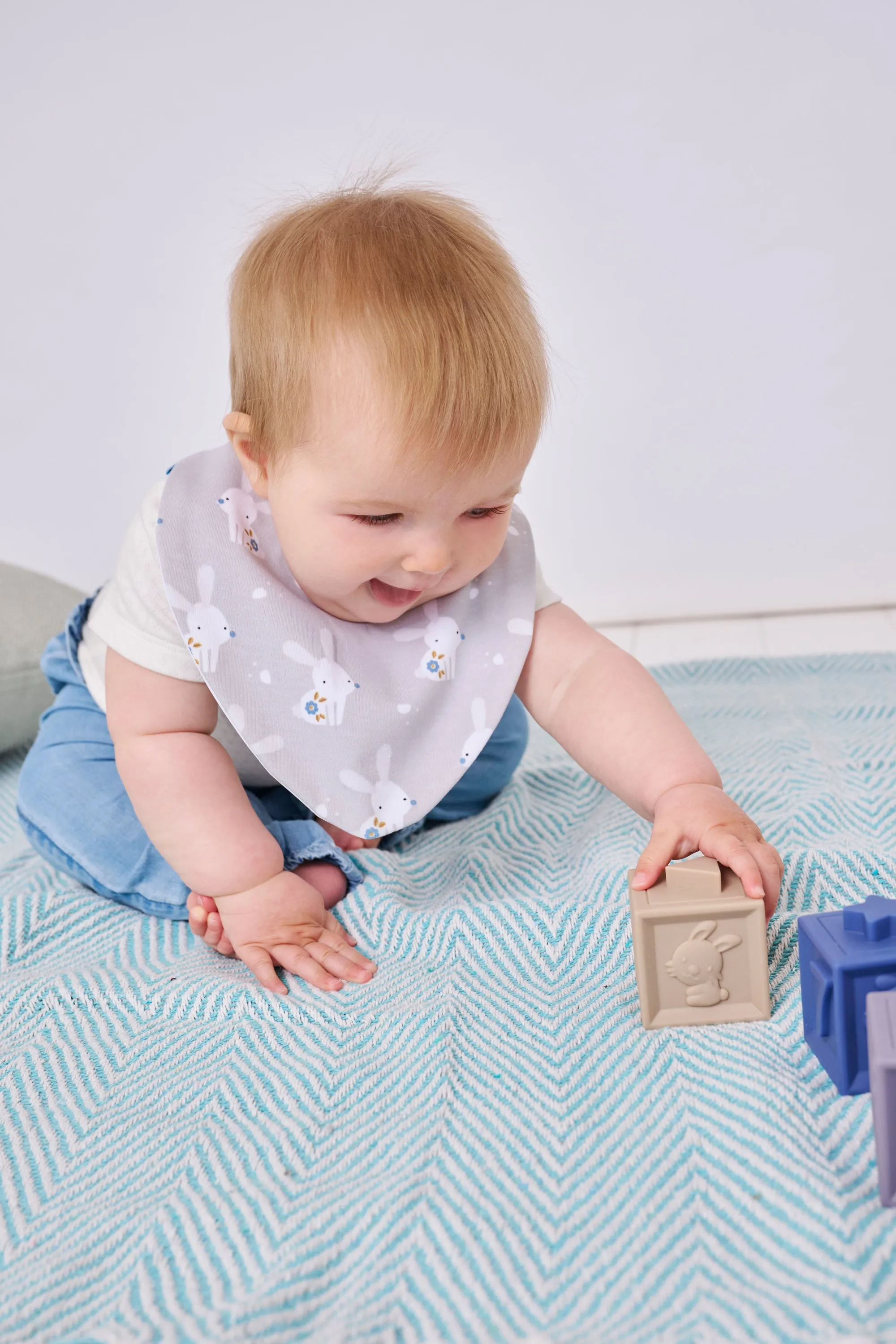 Bunny Rabbit Waterproof Dribble Bib