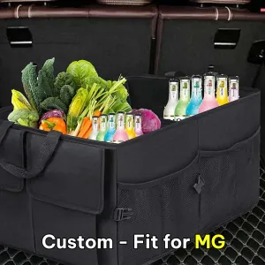 Car Trunk Organizer, Custom-Fit For Car, Foldable Car Trunk Storage Box, Storage Bag, Waterproof, Dust-proof, Stain-Resistant, Car Accessories WAMC229