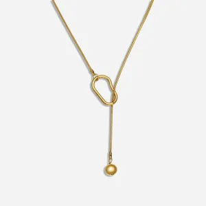 Carmen Modern Lariat Necklace