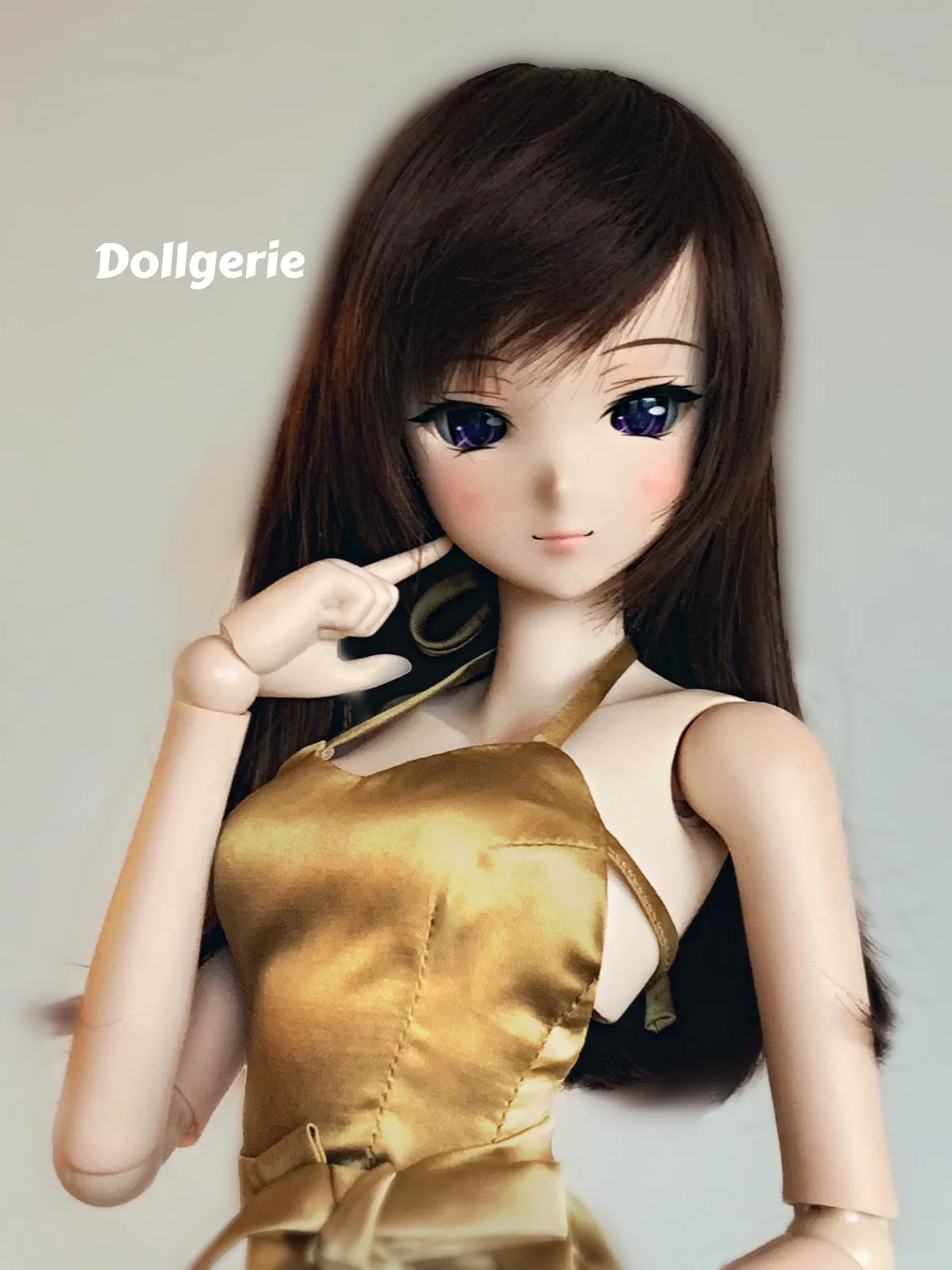 Champagne Kiss Strappy Bodycon Dress for Smartdoll