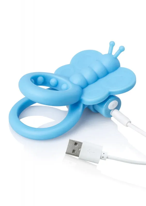 Charged Monarch Wearable Butterfly Vibe - Blue