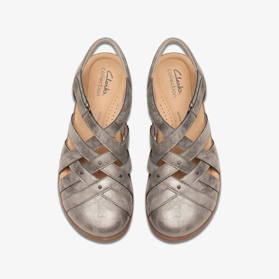 Clarks Women's Elizabelle Sea Pewter Metallic