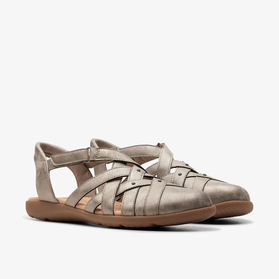 Clarks Women's Elizabelle Sea Pewter Metallic