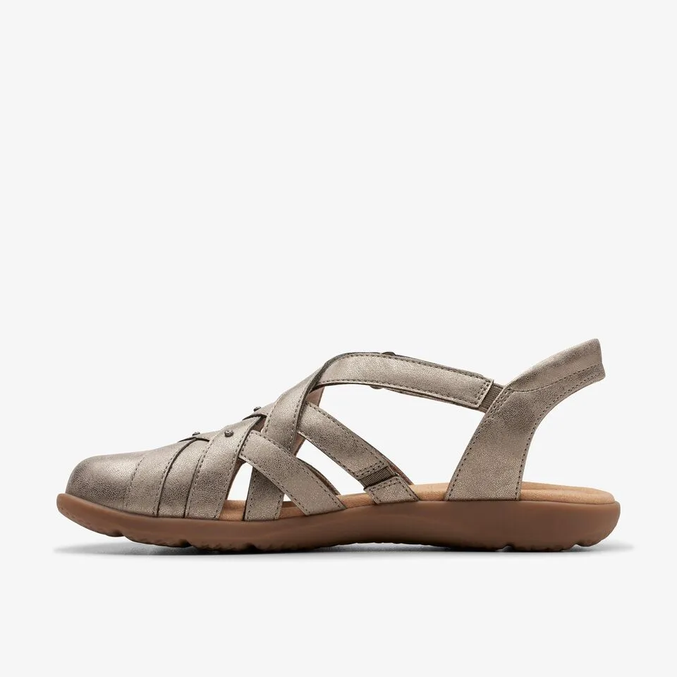Clarks Women's Elizabelle Sea Pewter Metallic