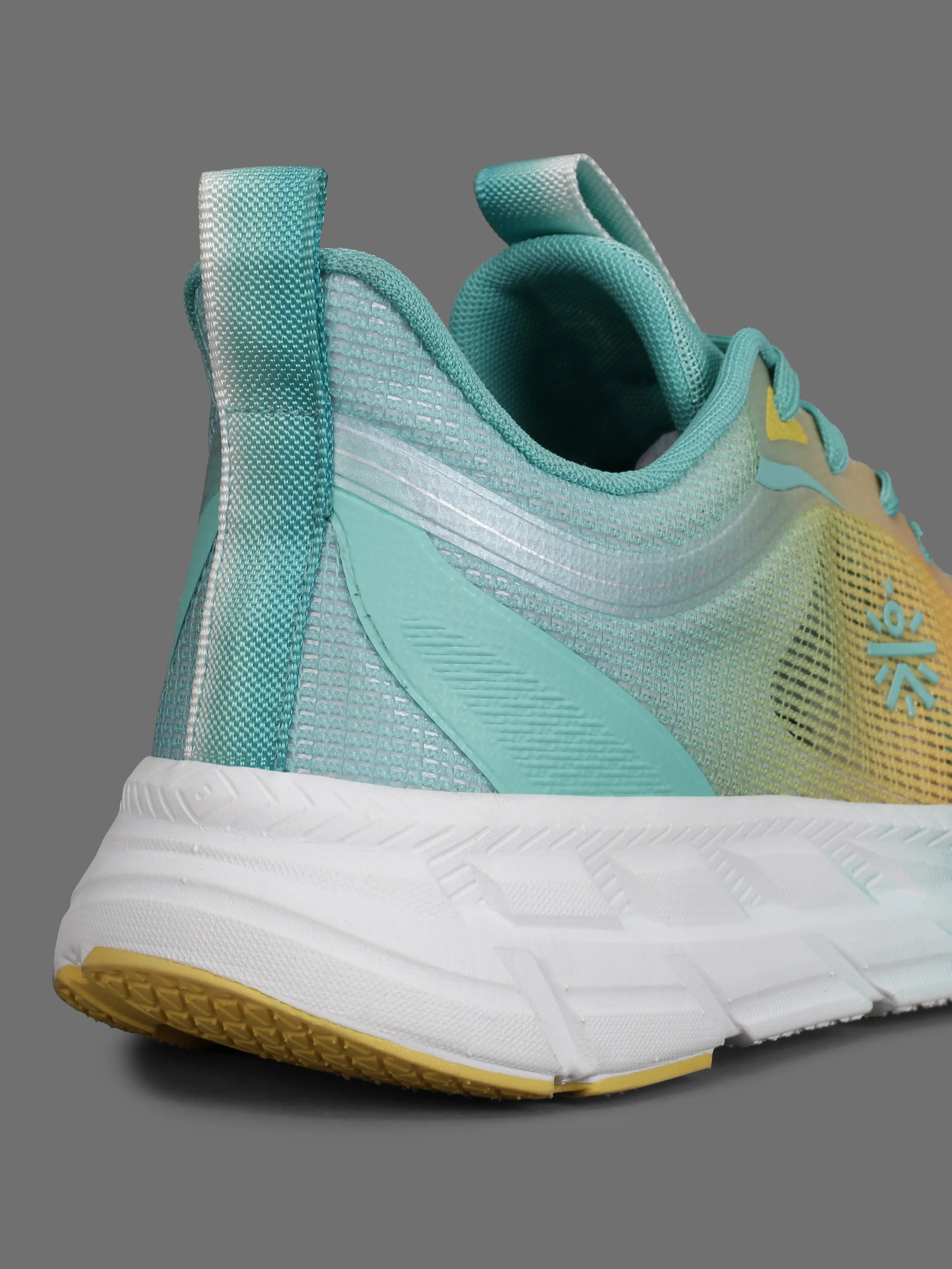 cult Men's Fortis Running Shoes - Yellow/Mint Green