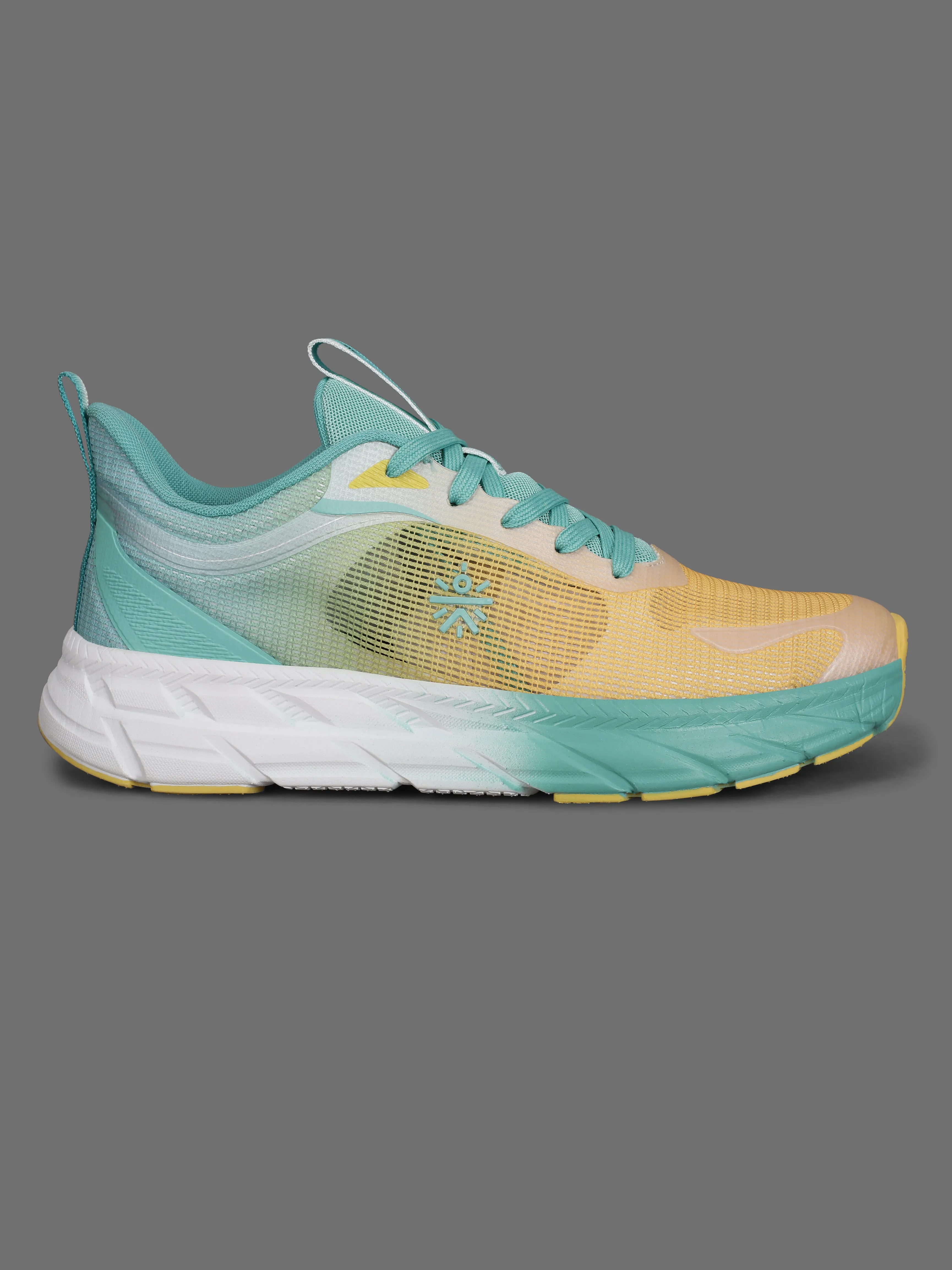 cult Men's Fortis Running Shoes - Yellow/Mint Green