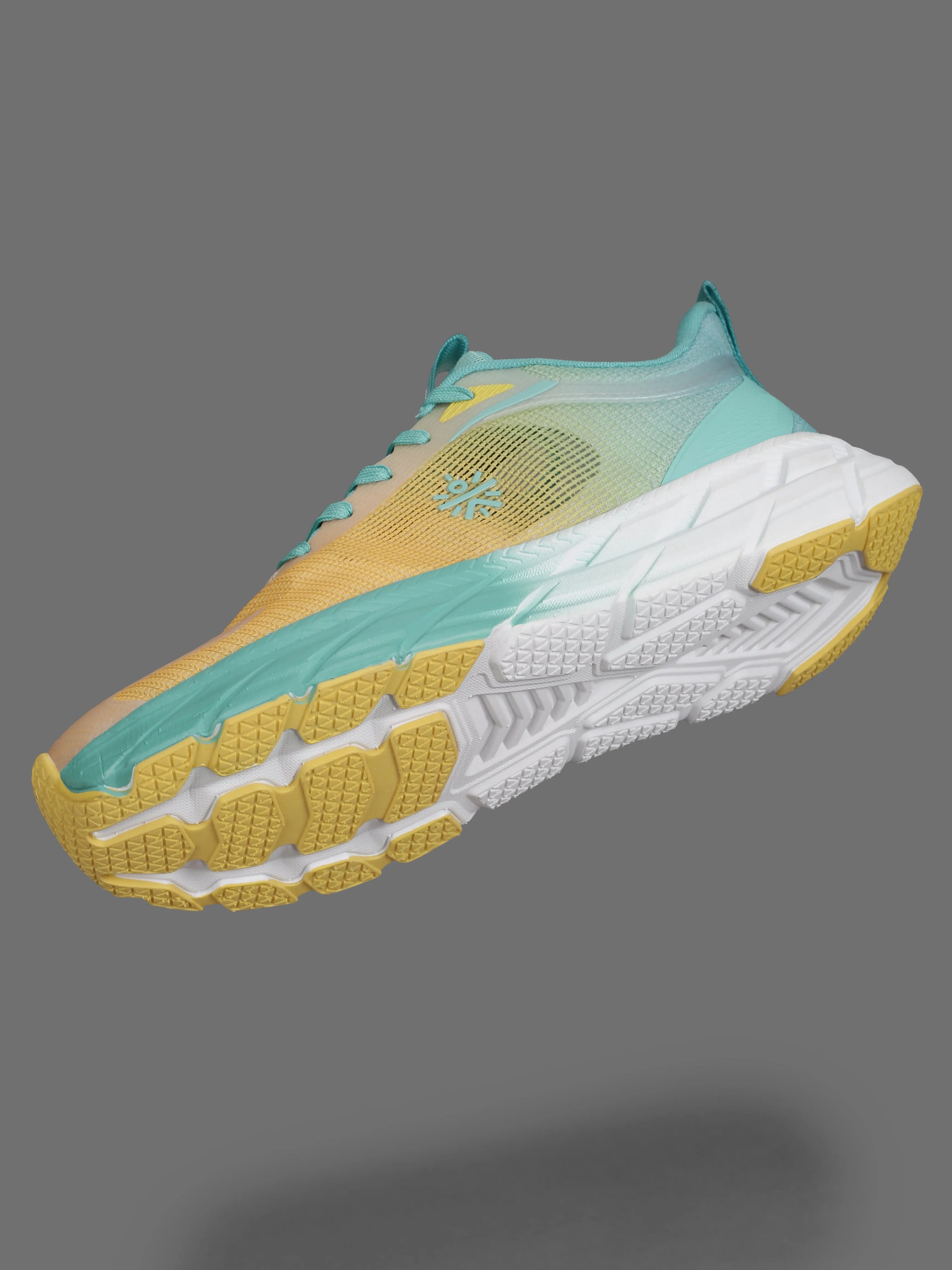 cult Men's Fortis Running Shoes - Yellow/Mint Green