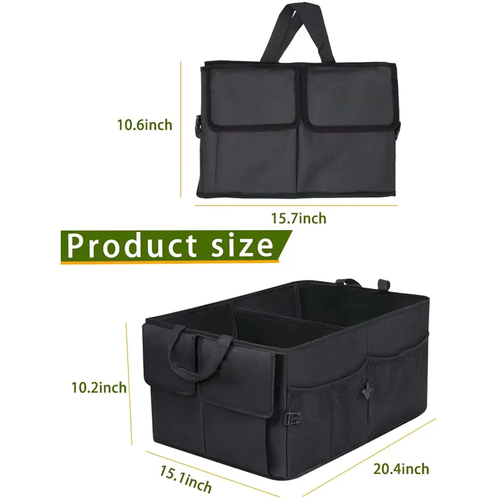 Custom Text For Car Trunk Organizer, Compatible with All Cars, Foldable Car Trunk Storage Box, Storage Bag, Waterproof, Dust-proof, Stain-Resistant SA12997